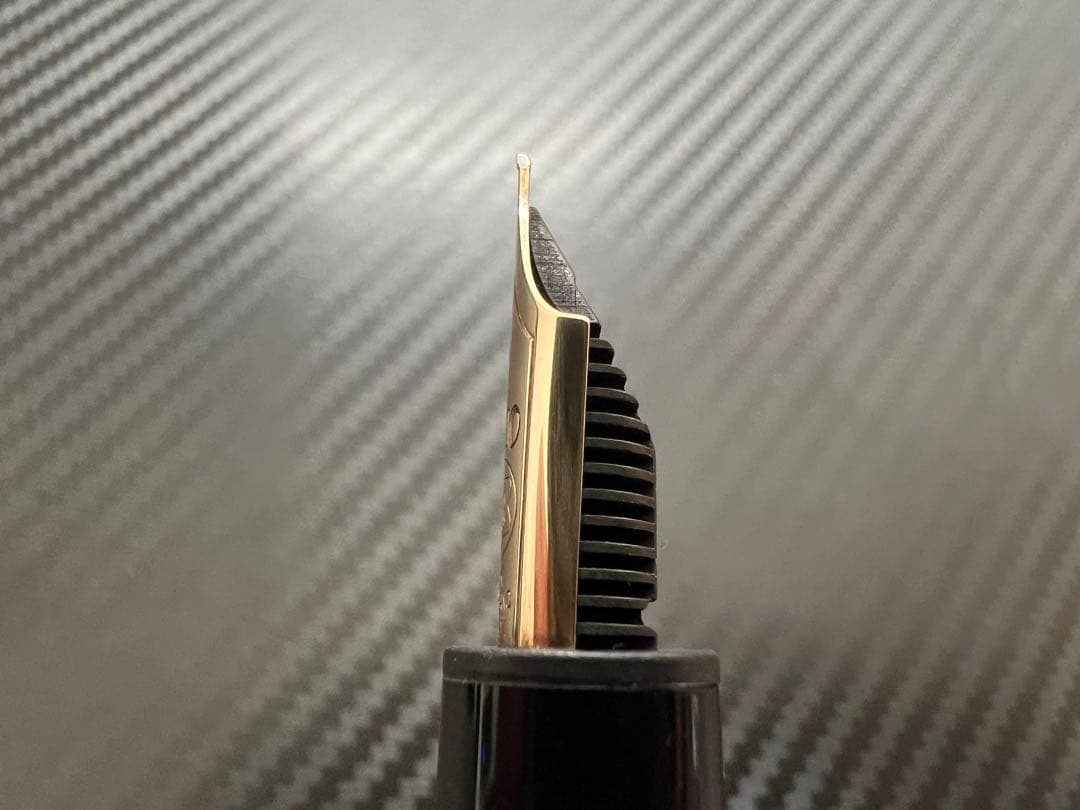 モンブラン マイスターシュテュック 146 万年筆 14K 全金 EF 極細字