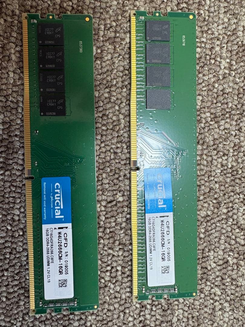 W4U2666CM-16GR [DDR4 PC4-21300 16GB 2枚組]