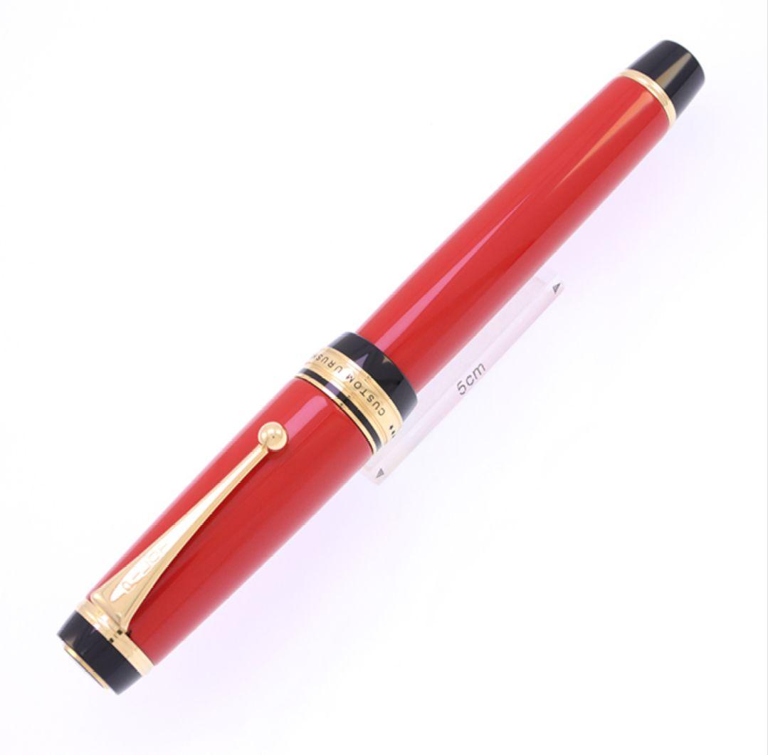 PILOT パイロット 万年筆 カスタム URUSHI 朱 中細字