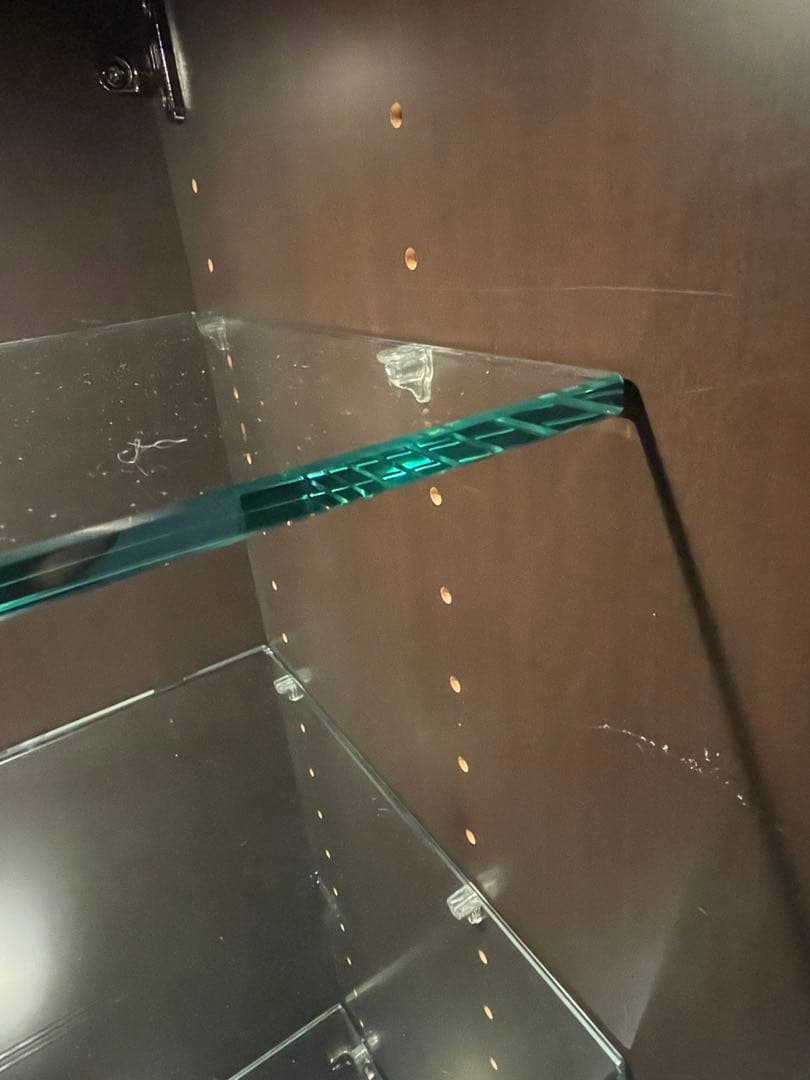 ⭐︎美品　arflex アルフレックス　コンポーザー　木製　ガラスケース 照明付き