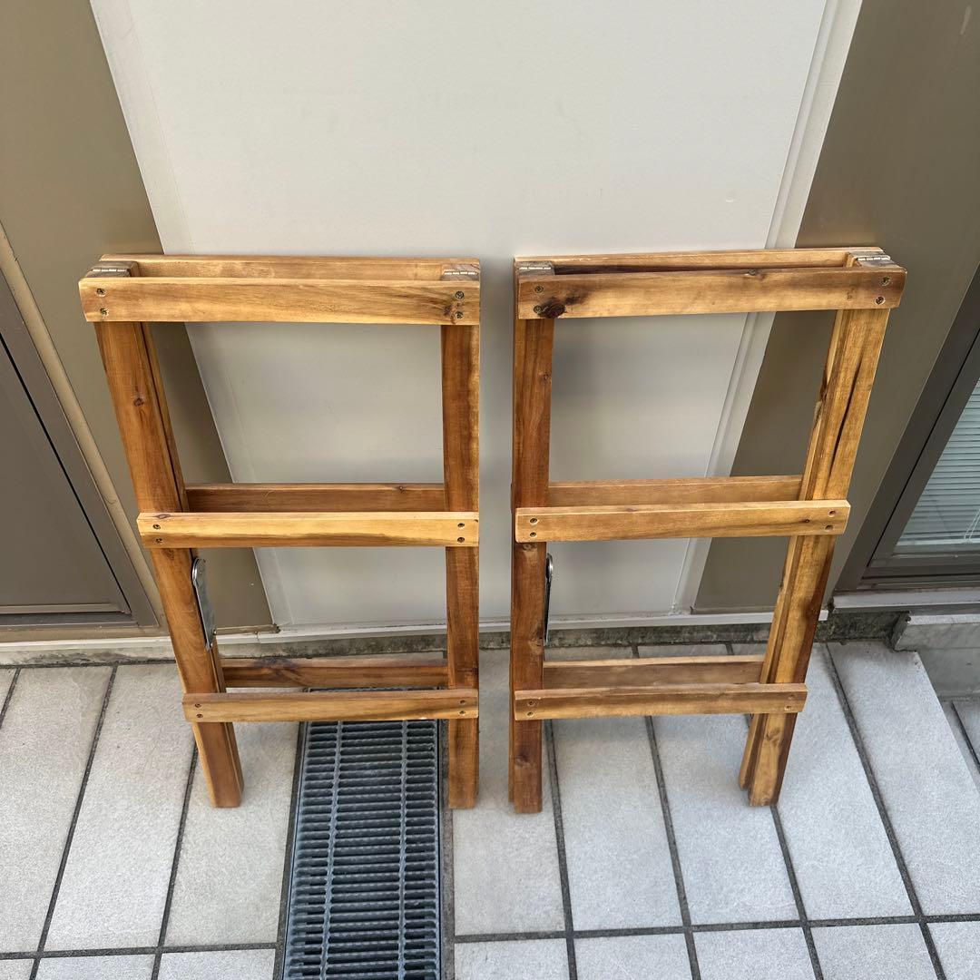 【美品】キッチンテーブル アカシア キッチンラック 木製