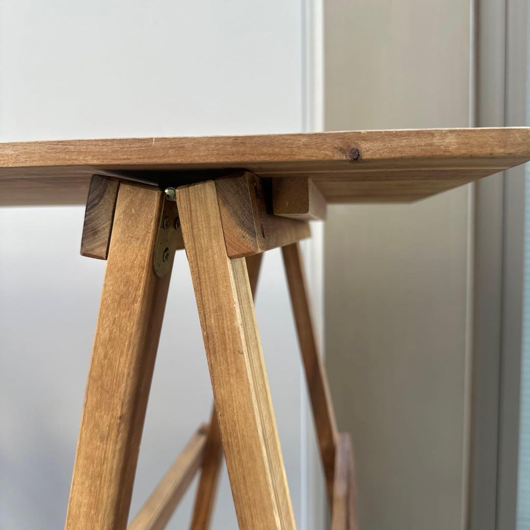 【美品】キッチンテーブル アカシア キッチンラック 木製