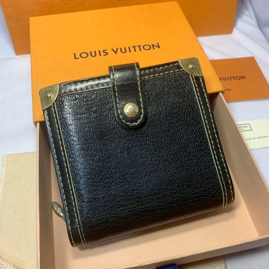 c*a様 ルイヴィトン スハリ コンパクトジップ M91828 ノワール 二つ折