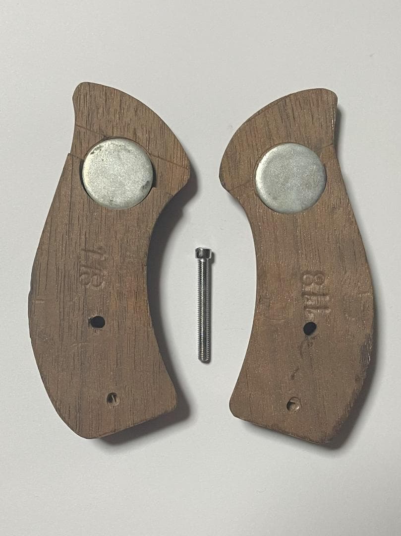 S&W純正 Jフレーム用 スムース木製グリップ