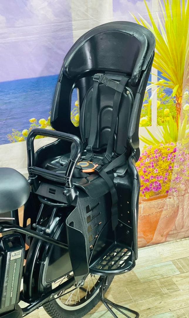 人気モデル！パスバビー12AH⭐️ヤマハ子供乗せ電動自転車Y3161