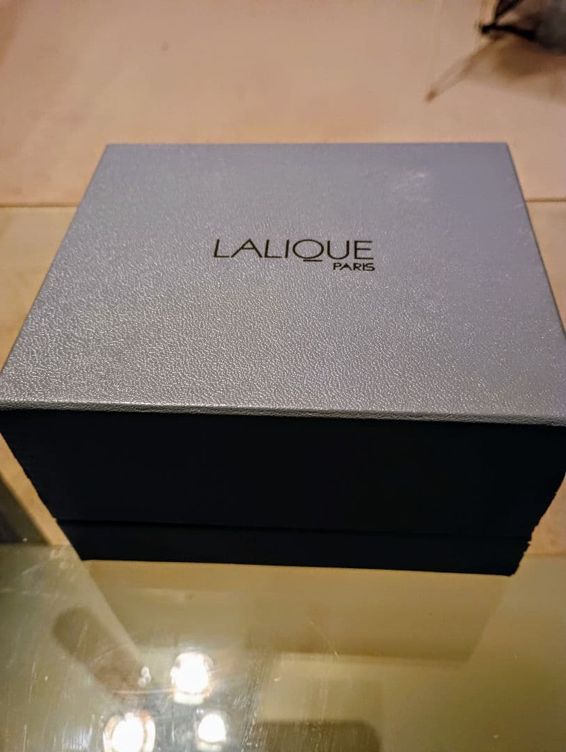 LALIQUE ,ラリック.ヨークシャテリアのクリスタル彫刻,