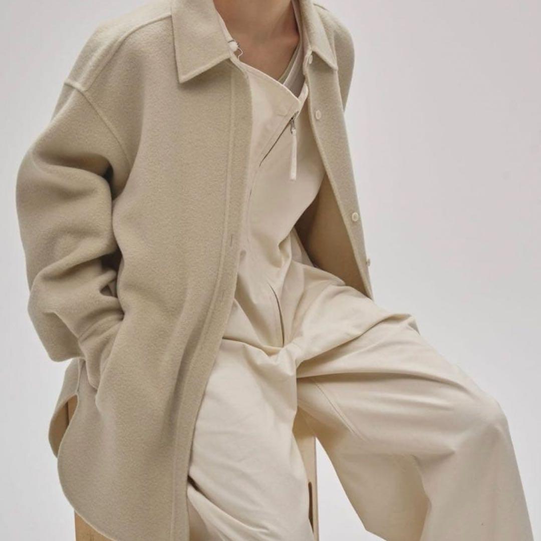 即発送TODAYFUL Wool Shirts Jacket セージ38