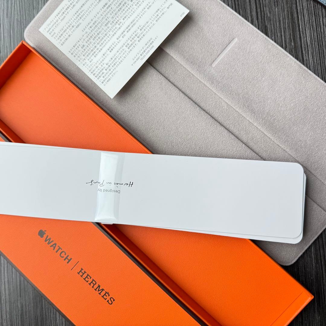 2595 美品　Apple Watch エルメス　ブルーラン　ドゥブルトゥール