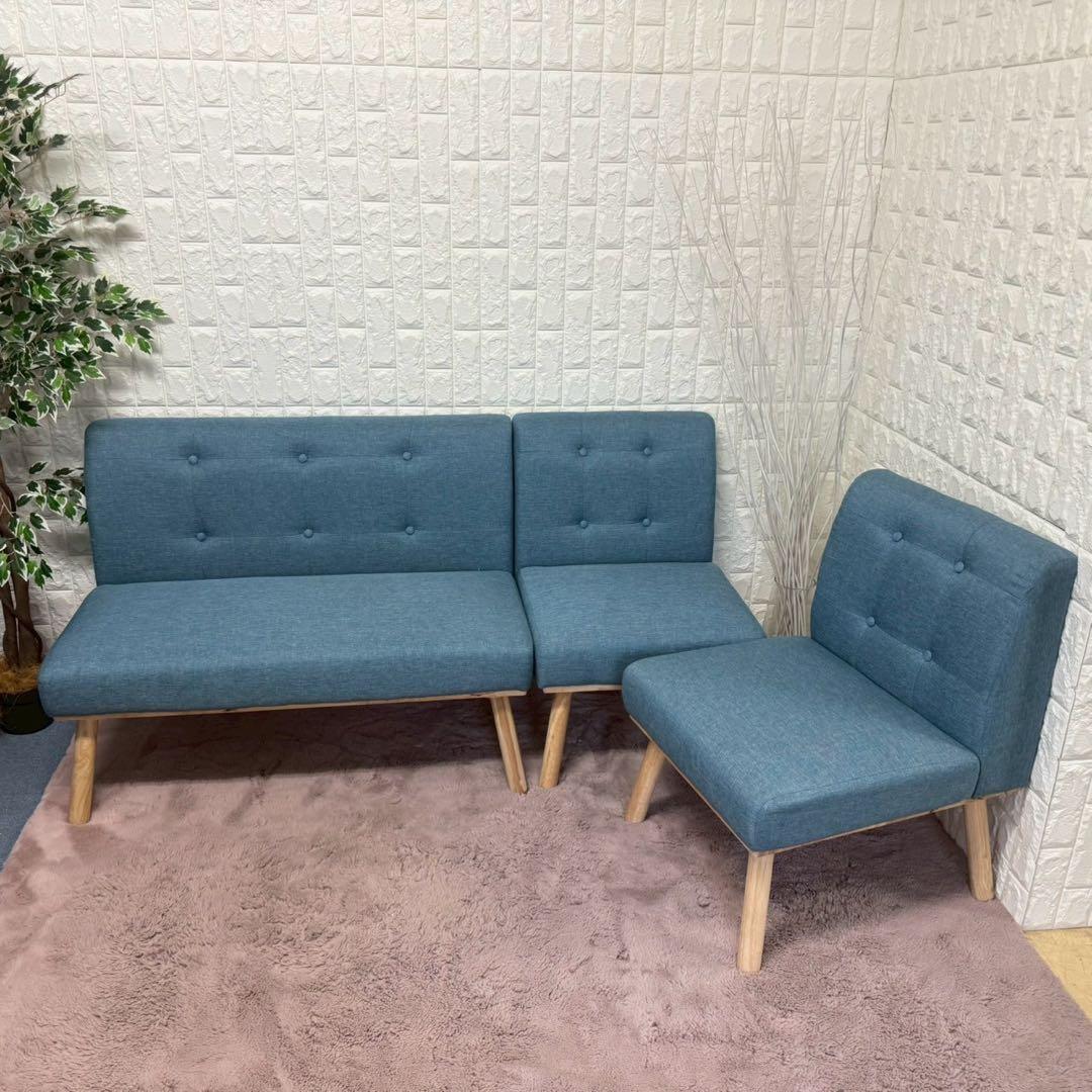 にゃ〜す ✨ナチュラルファニチャー　ダイニングセット　4人掛け　北欧風