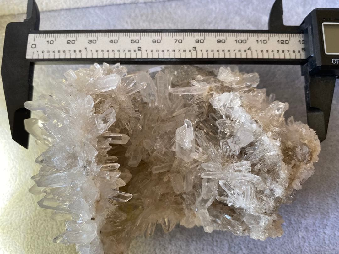 T1013-3最終特価★広西産　結晶花水晶クラスター　天然石　原石　菊花水晶