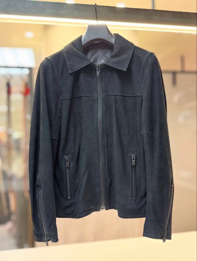 A LEATHER SUEDE JACKET エーレザー レザージャケット