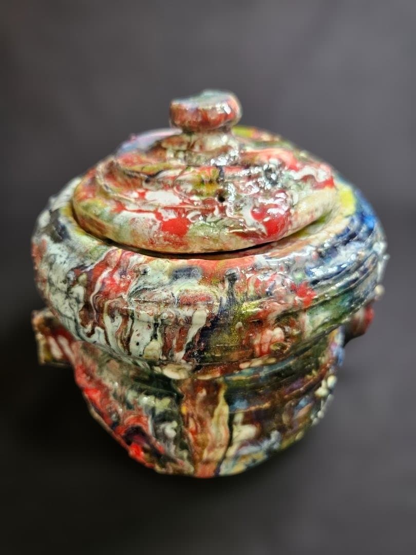 水指　マルチカラー