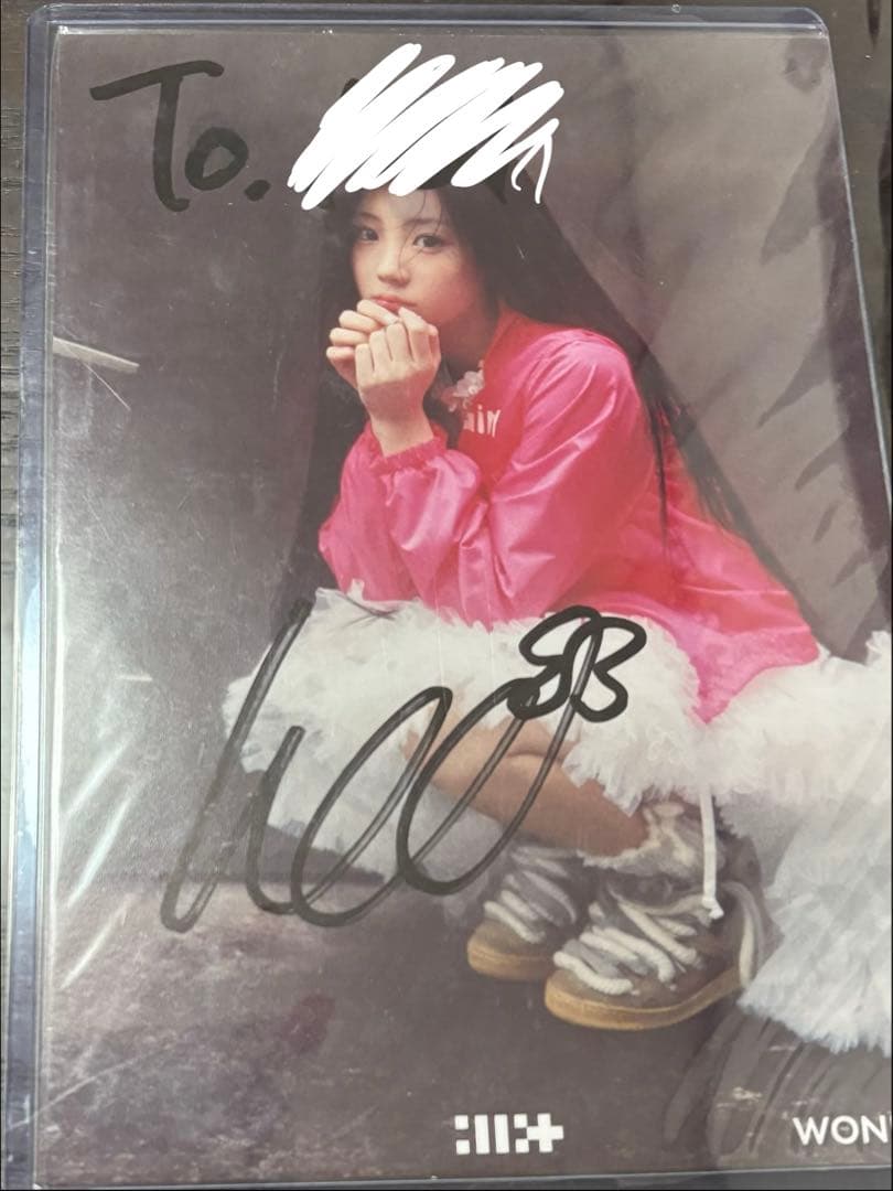 ILLIT ウォンヒ 直筆サイン