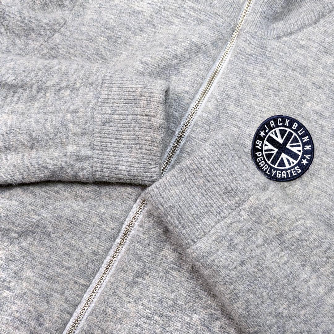 JACK BUNNY ジャックバニー 裏地付ウール混 ニットジャケット サイズ2