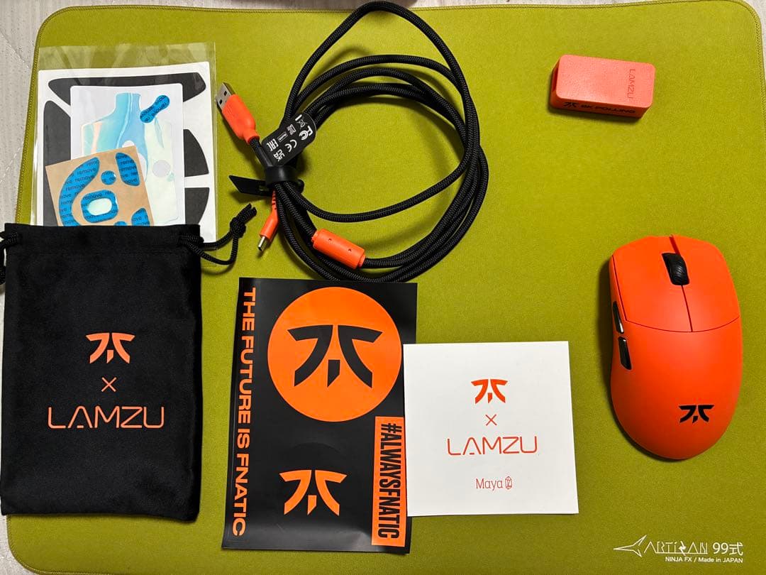 マウス・トラックボール Lamzu MAYA 8K - FNATIC SPECIAL EDITION