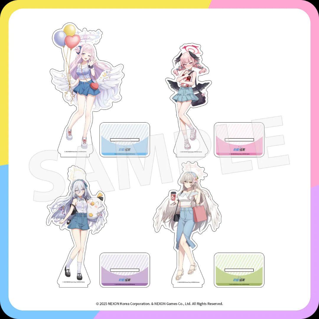 【台湾限定】ブルーアーカイブ 0717【全種】アクリルスタンド