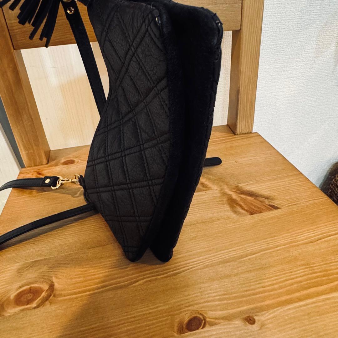【極美品】ATAO ブーブー キルティング ショルダーバッグ ブラック