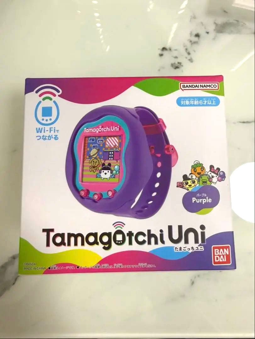 【ストラップ付き】Tamagotchi Uni Purple たまごっちユニ