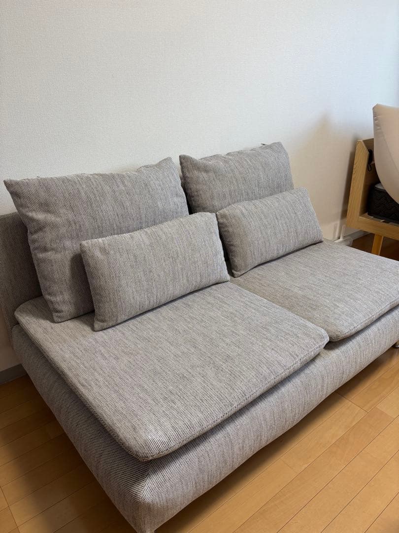 ソールSÖDERHAMN ソーデルハムン　グレー ソファ　IKEA