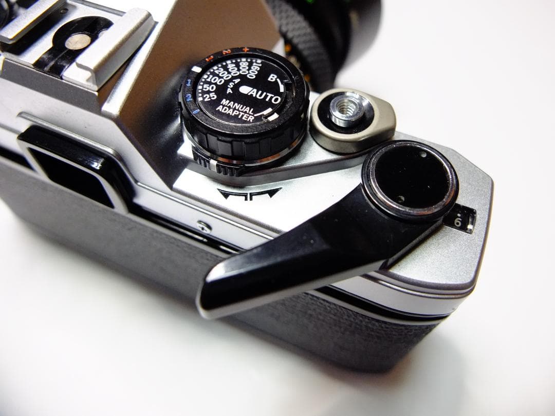 【実写確認整備品】オリンパスOM10／G・ZUIKO35mmf2.8純正フード付