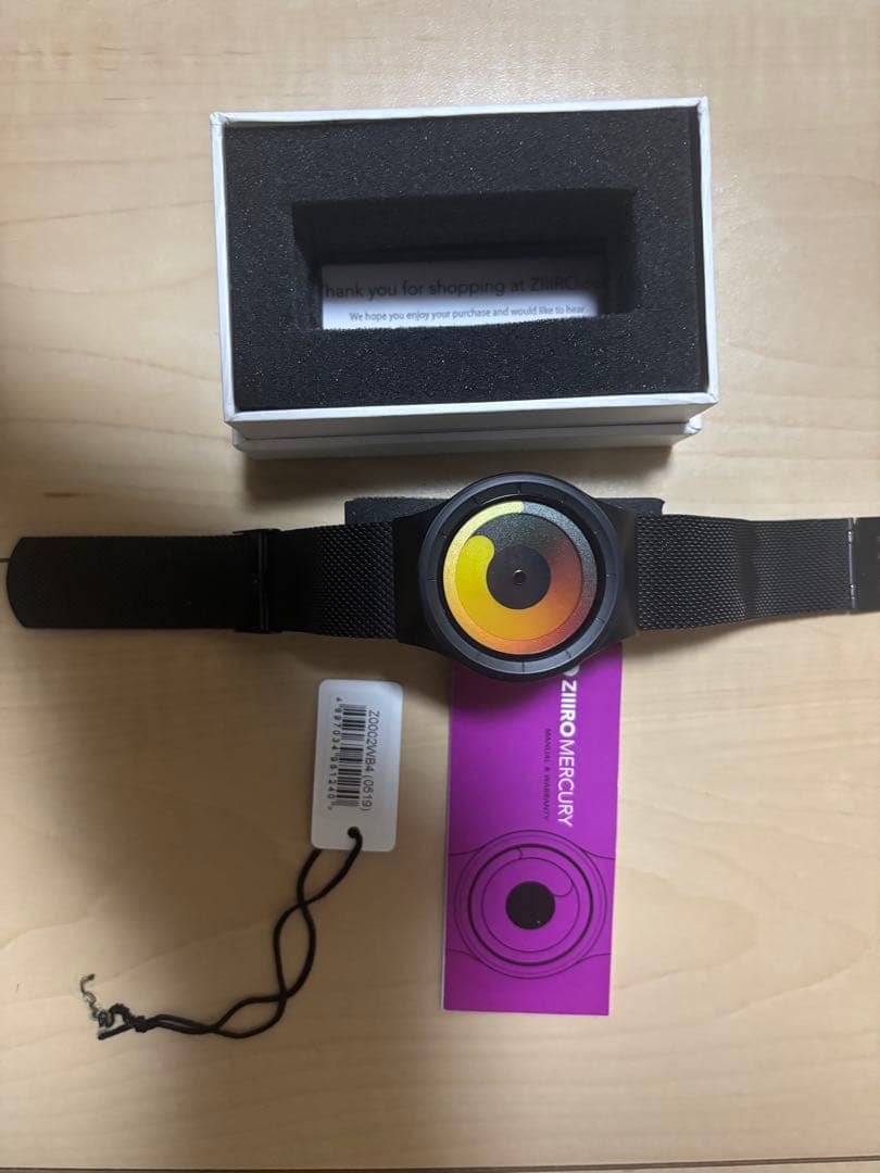 ZIIIRO MERCURY BLACK / YELLOW 腕時計　日本限定