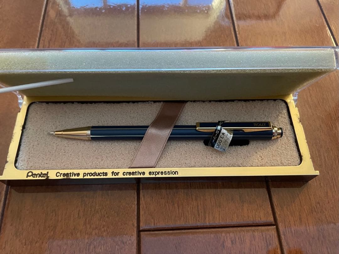 ぺんてる ROLLY 廃番シャープペン ダブルノック ブルー軸