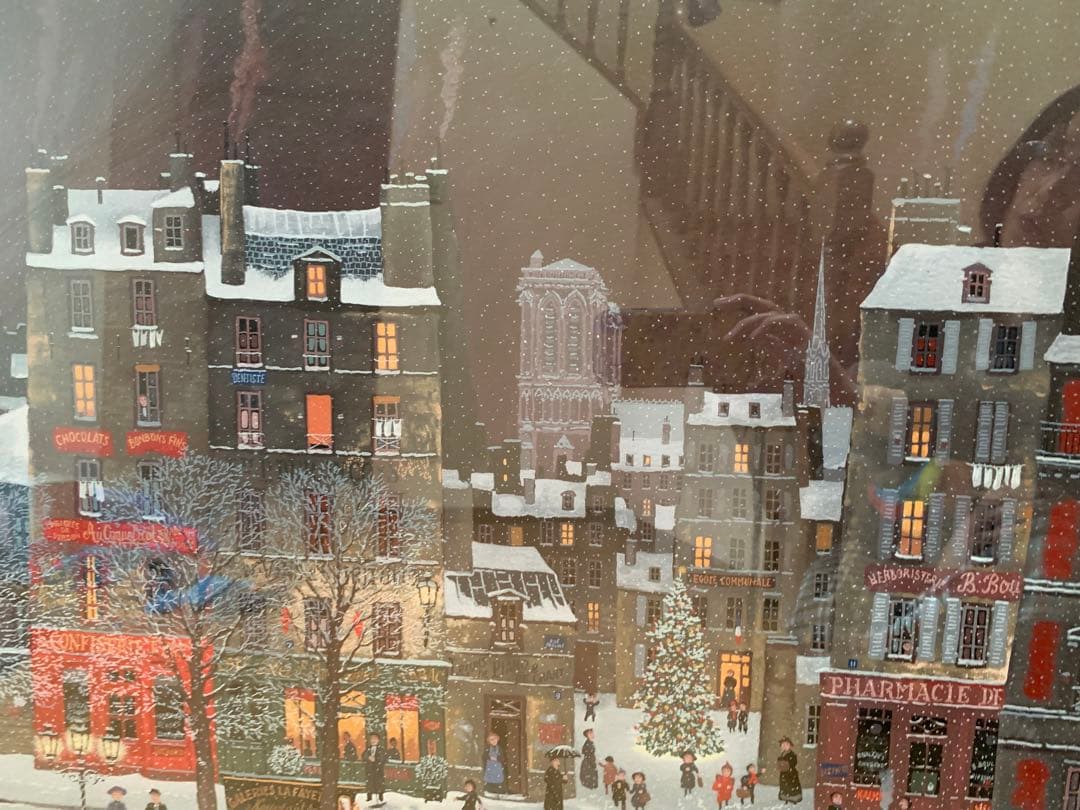 ミシェルドラクロア　クリスマスの休日　シルクスクリーン