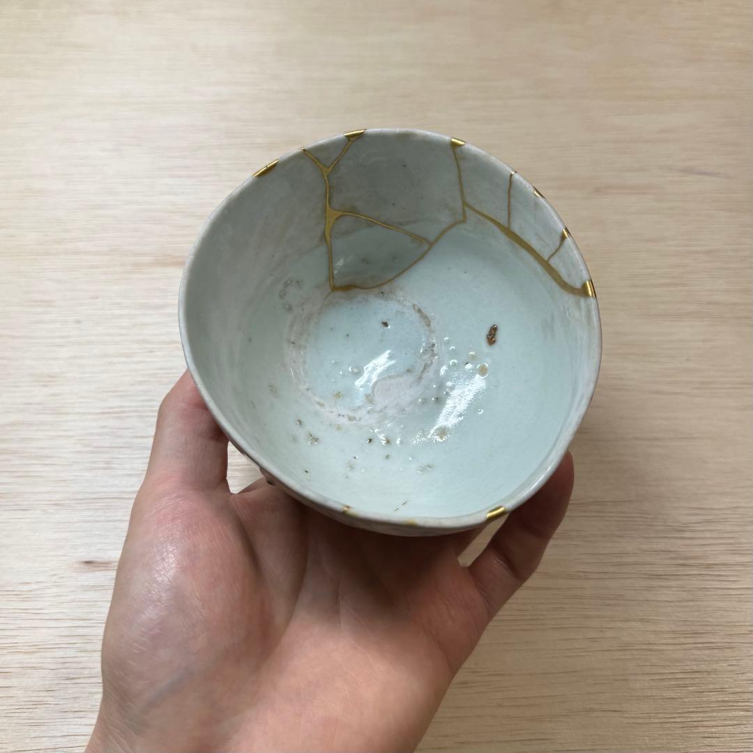 初期伊万里 染付 茶碗 江戸時代 金継ぎ 古唐津 古伊万里 古美術 骨董 陶片