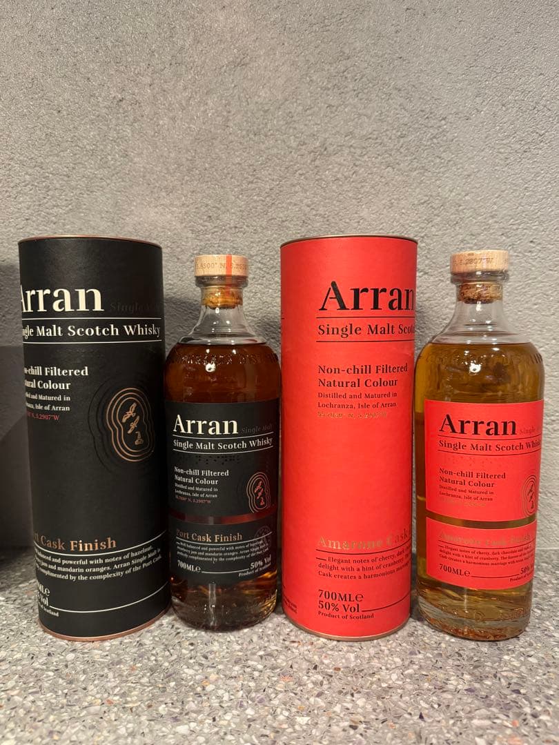 Arran アラン ポートカスク&アマローネカスクフィニッシュ 2本セット