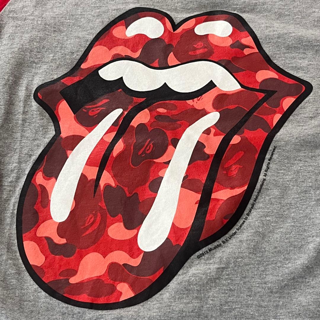 A Bathing Ape × Rolling Stones 7部 Tシャツ M