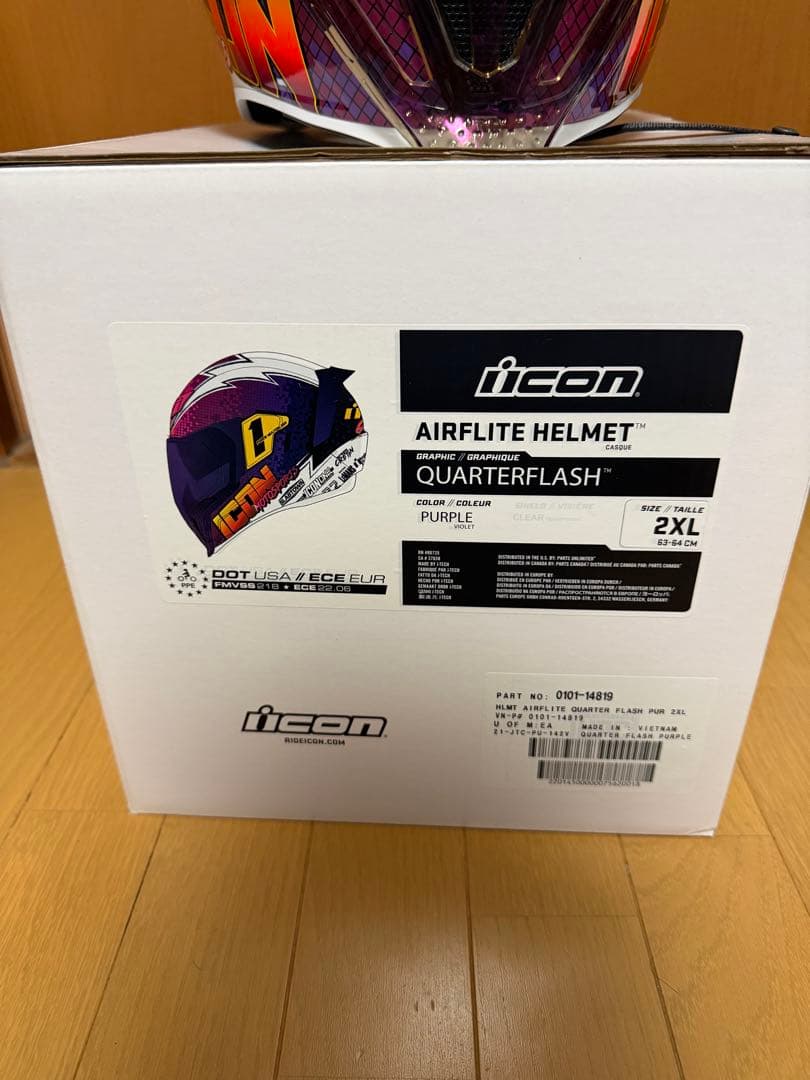 ICON Airflite Quarterflash ヘルメット 2XL