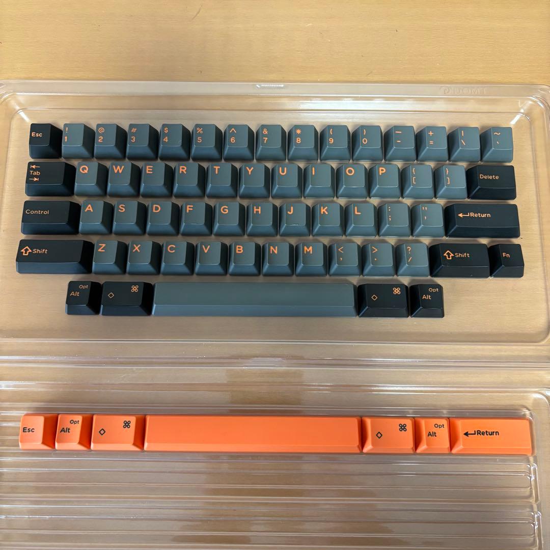 Domikey HHKB Keycaps オレンジ×グレー