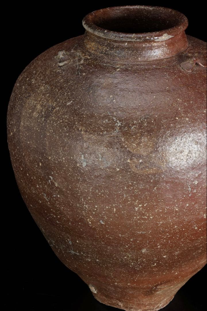 古陶 耳付 大壺 焼締 大型42cm 飾壺 時代壺 古壺 民藝 古美術 骨董品