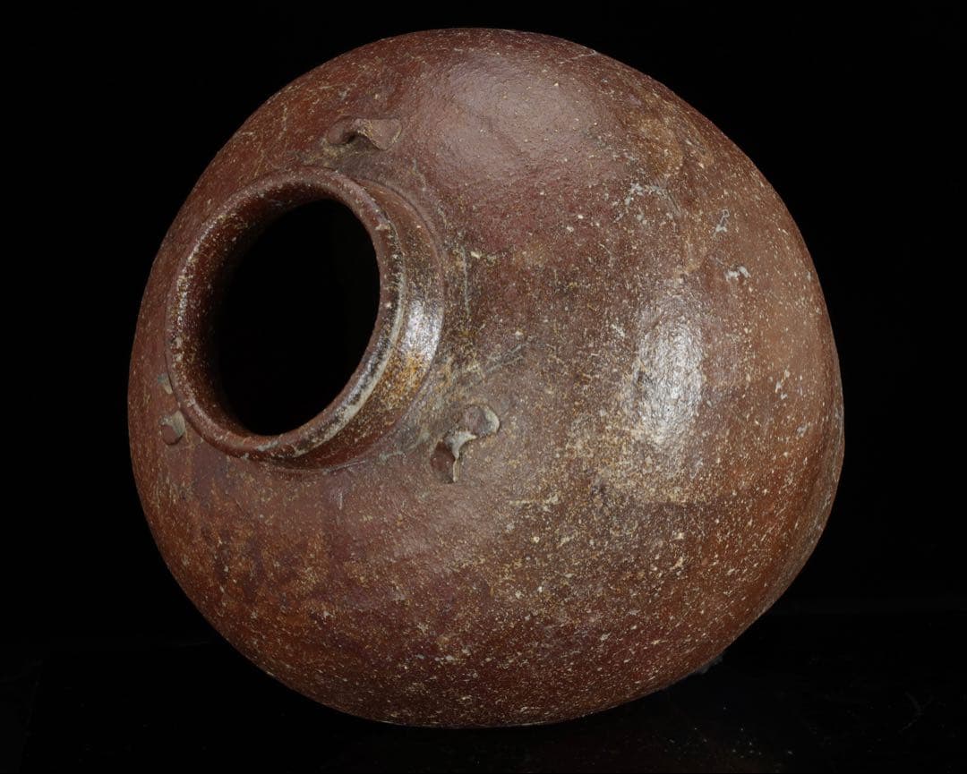 古陶 耳付 大壺 焼締 大型42cm 飾壺 時代壺 古壺 民藝 古美術 骨董品