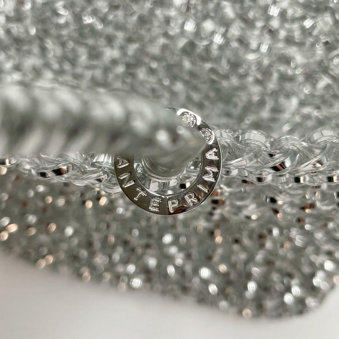 【未使用級】ANTEPRIMA アンテプリマ ミニアトゥーラ シルバー