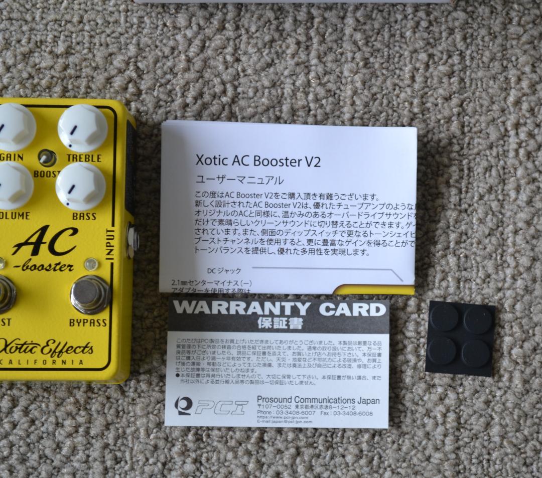 【未使用】Xotic Effects AC Booster V2