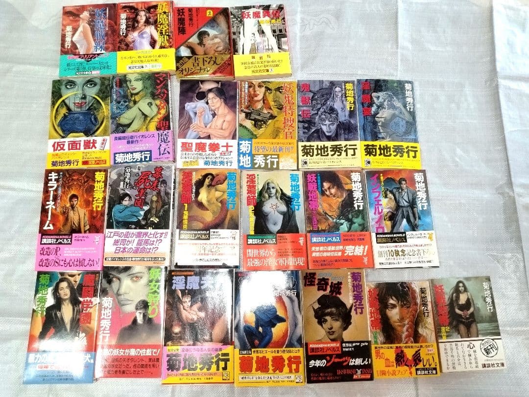 【レア】菊地秀行　妖魔シリーズなど 文庫本　23冊セット