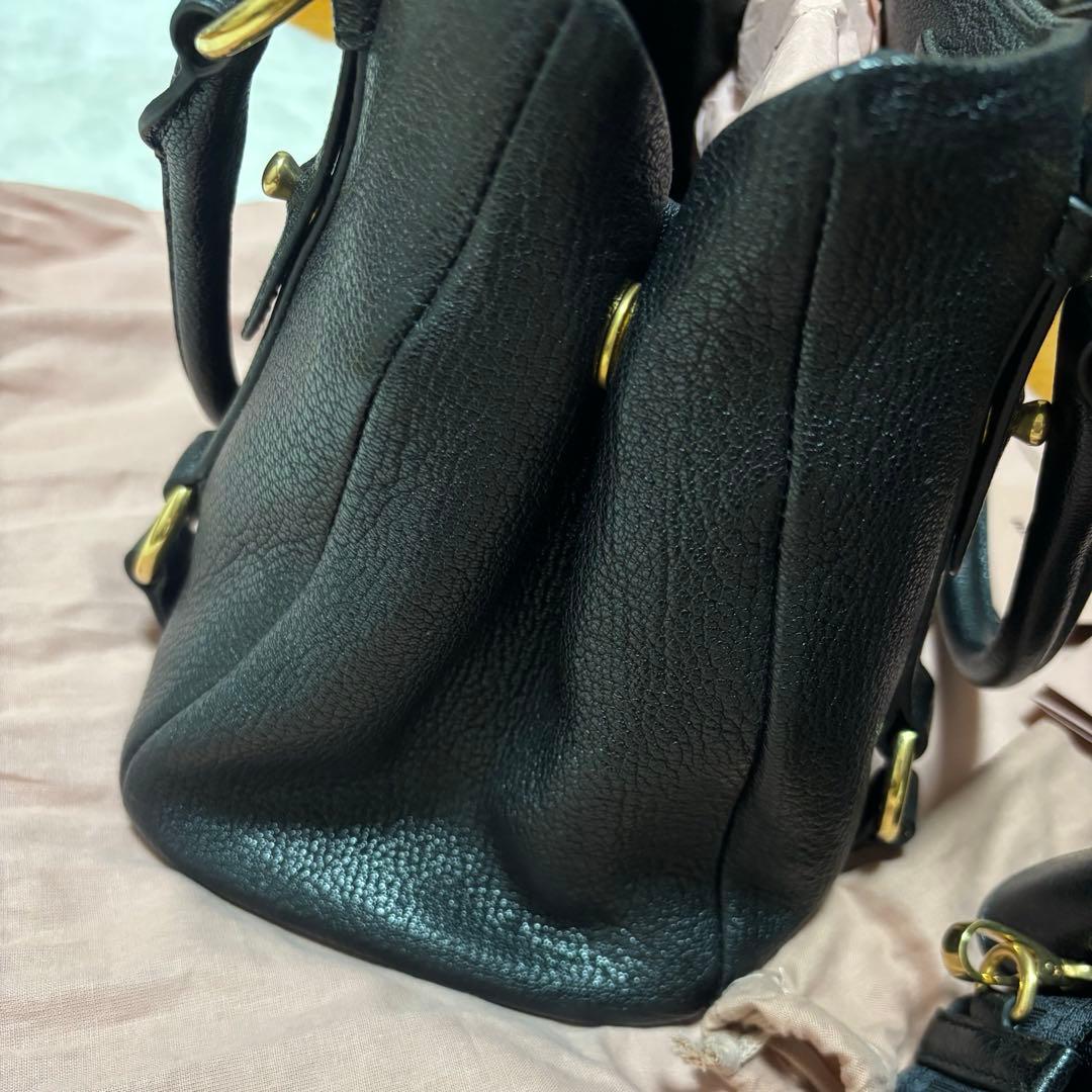 miu miu ハンドバッグ ブラック
