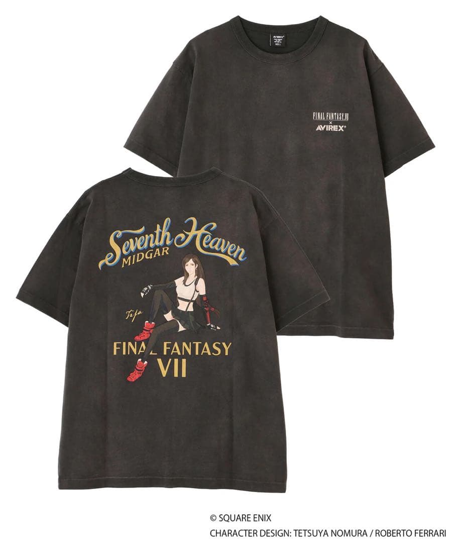 AVIREX Final Fantasy VII コラボTシャツ L ブラック