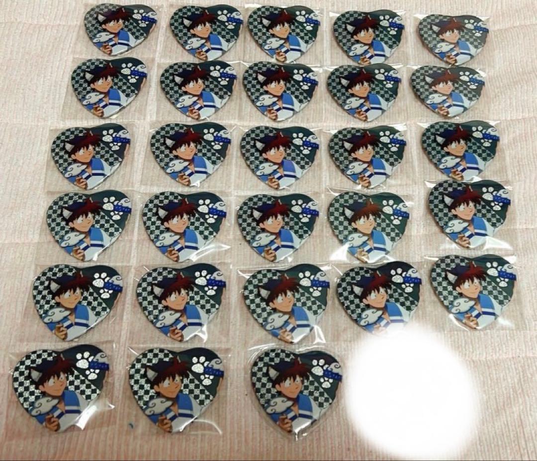 忍たま乱太郎 忍たま ハート缶バッジ 土井半助 30点 まとめ売り