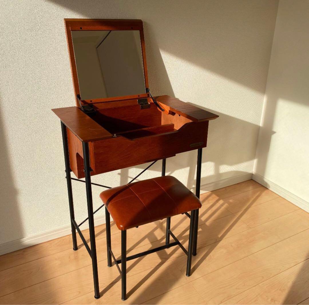 ニコアンド 木製ドレッサー・イス niko and …