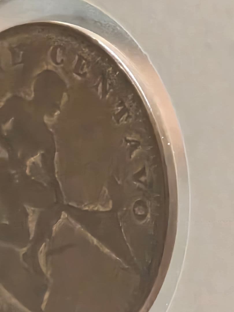 (稀少) フィリピン共和国(アメリカ統治下) 1 センタボ青銅貨　1920 S