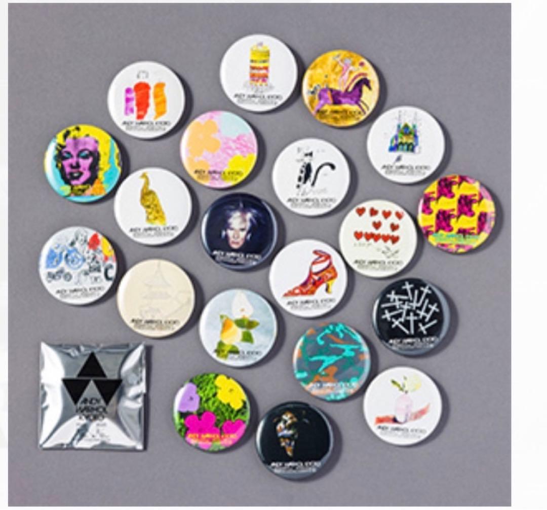 20種 コンプリート★ Andy Warhol ウォーホル キョウト バッジ ★