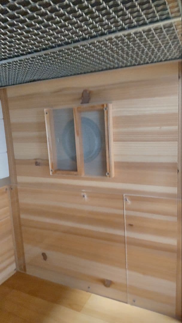 犬小屋製作工房K　防音ケージ　キャスター付　夜鳴き無駄吠え対策　◆特記事項あり