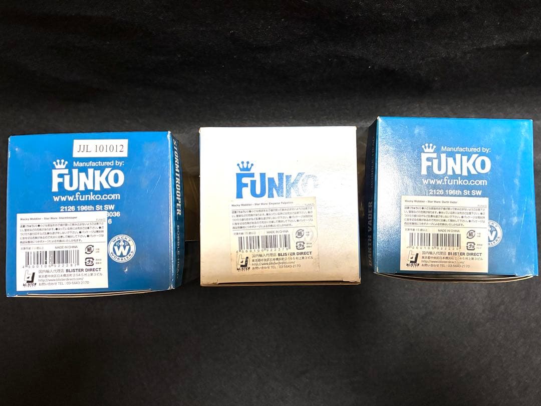 スターウォーズ　3体　ボビングヘッド　ボブルヘッド