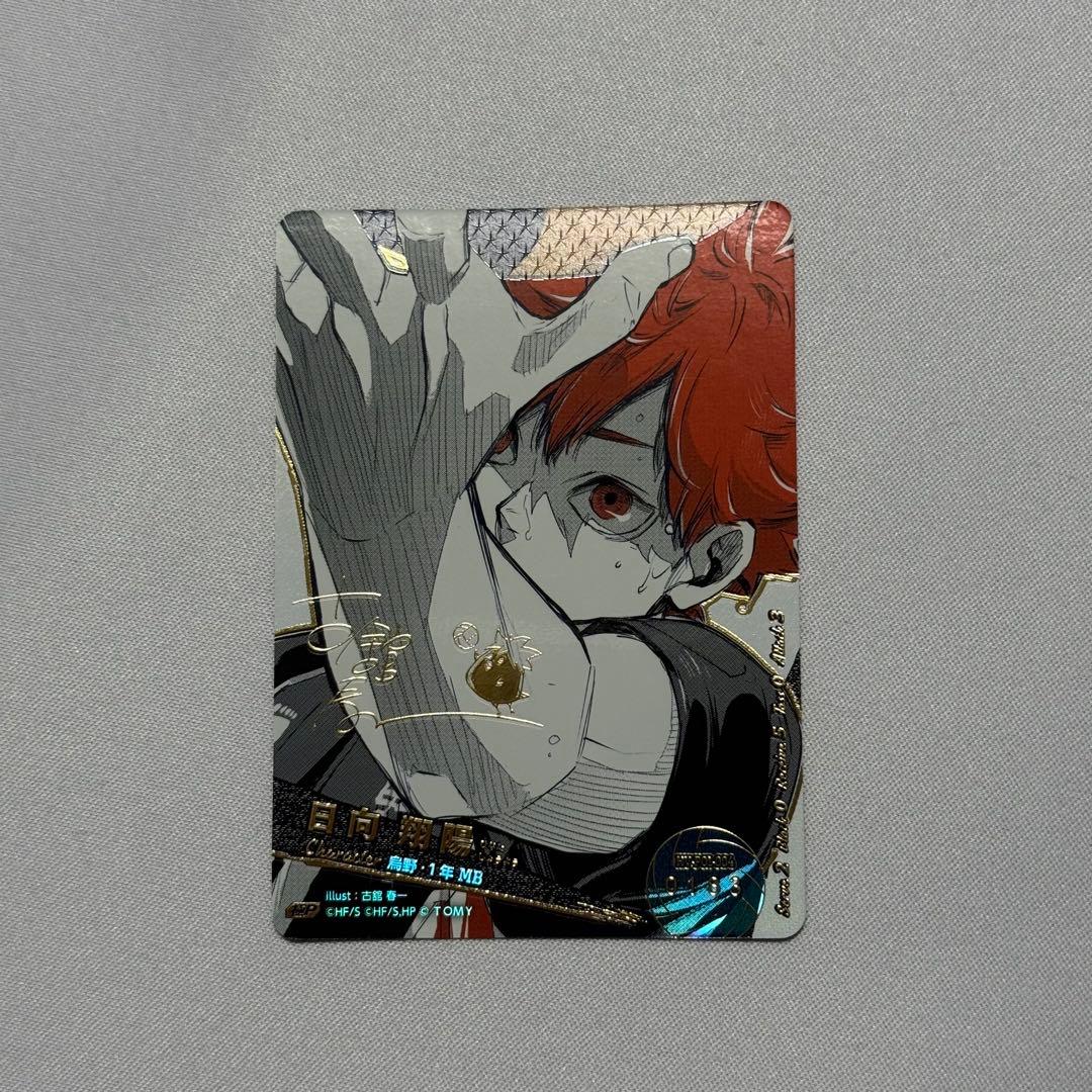 ハイキュー　日向翔陽　極P バボカ 古舘春一サイン