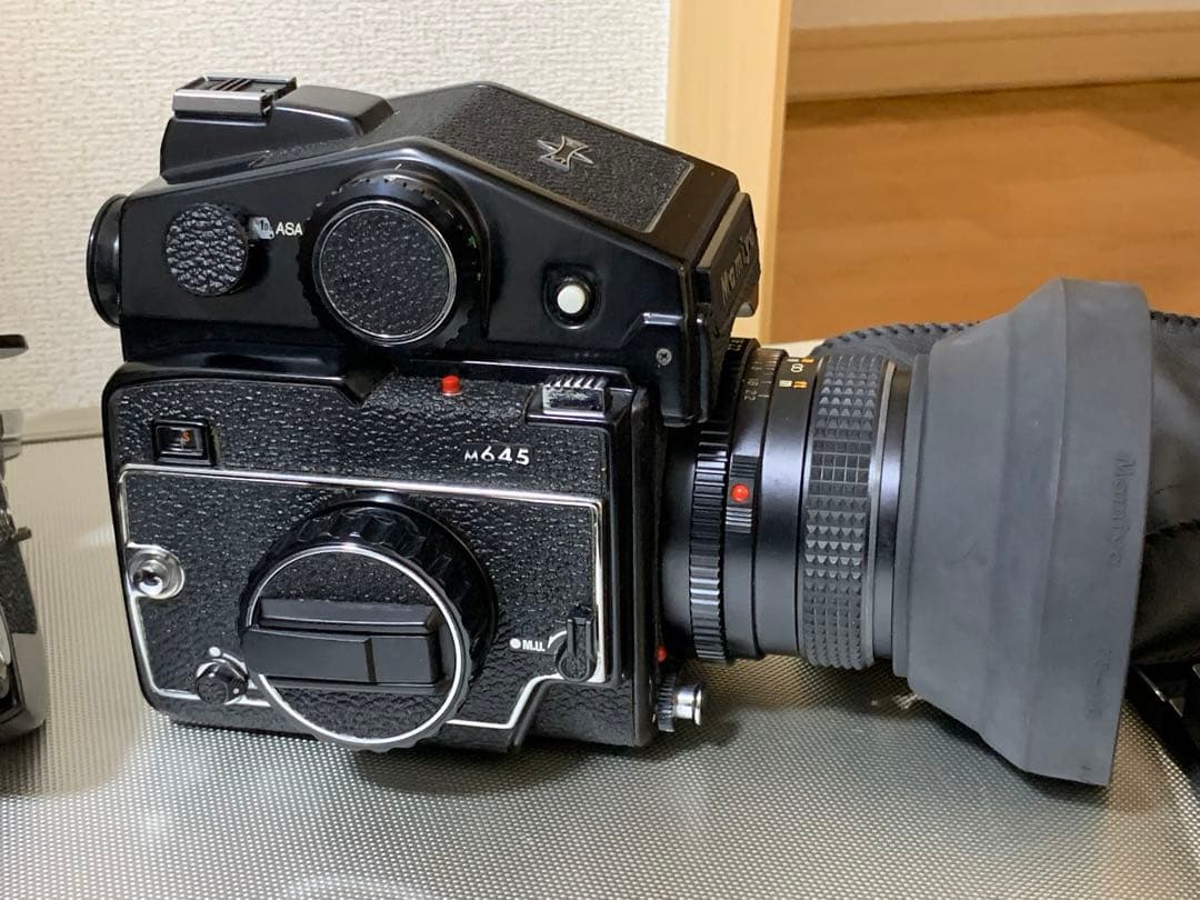 フィルムカメラ Mamiya M645 SEKOR C 1:2.8 80mm 55mm 210