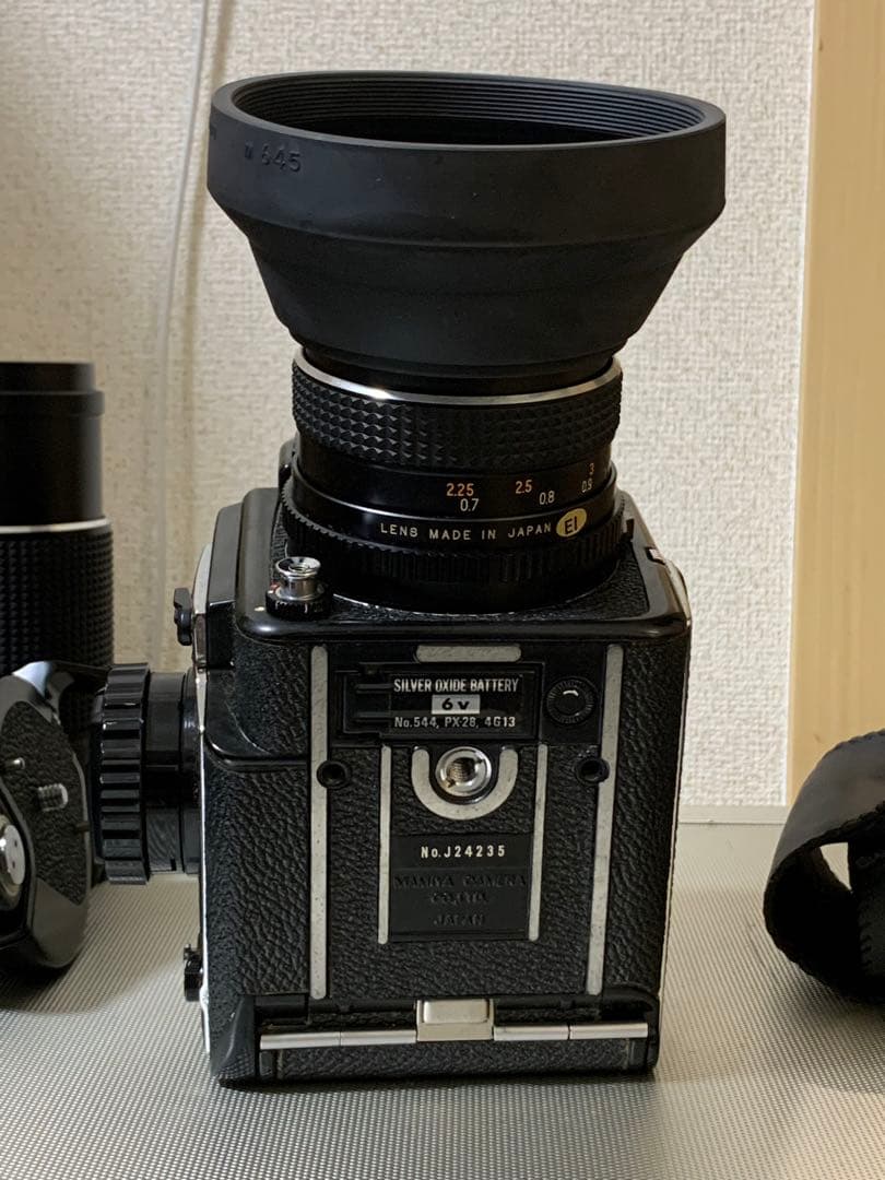 フィルムカメラ Mamiya M645 SEKOR C 1:2.8 80mm 55mm 210