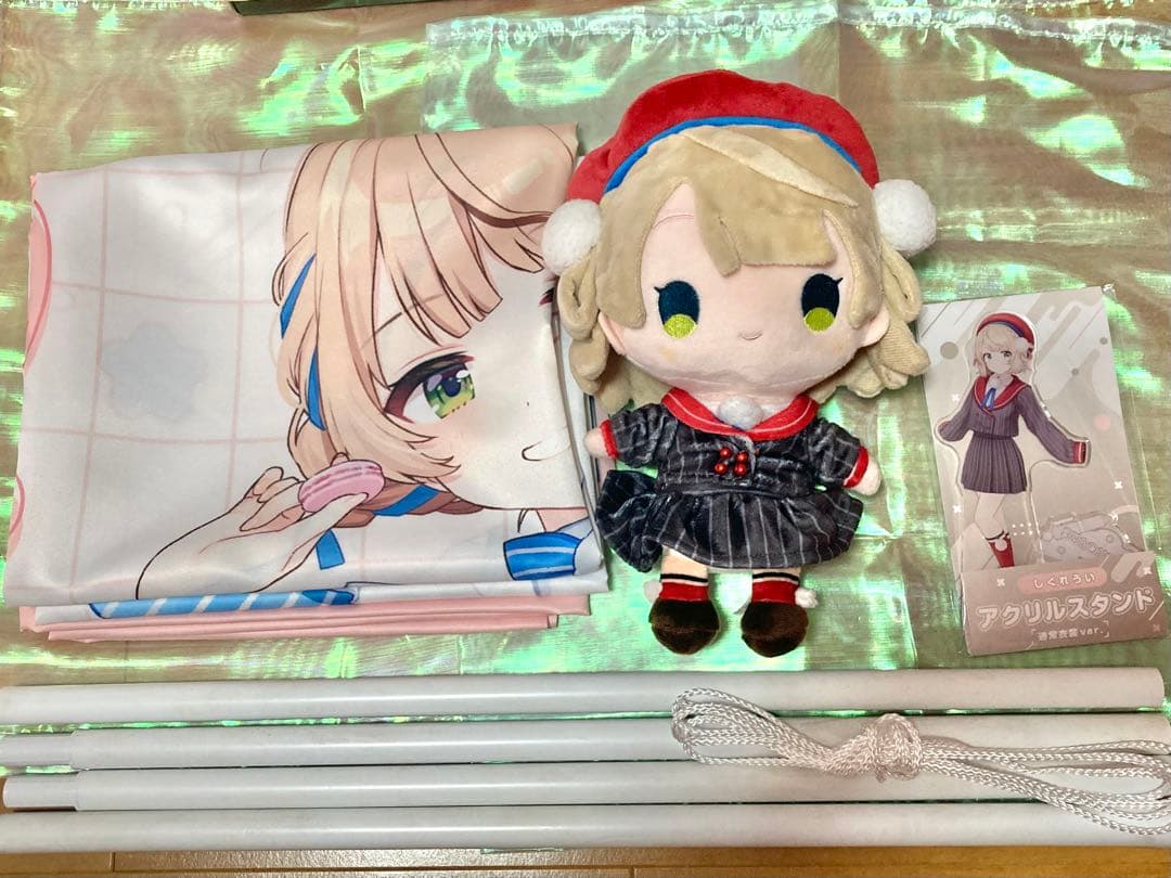 しぐれうい グッズ セット 等身大 タペストリー ぬいぐるみ アクスタ ローソン