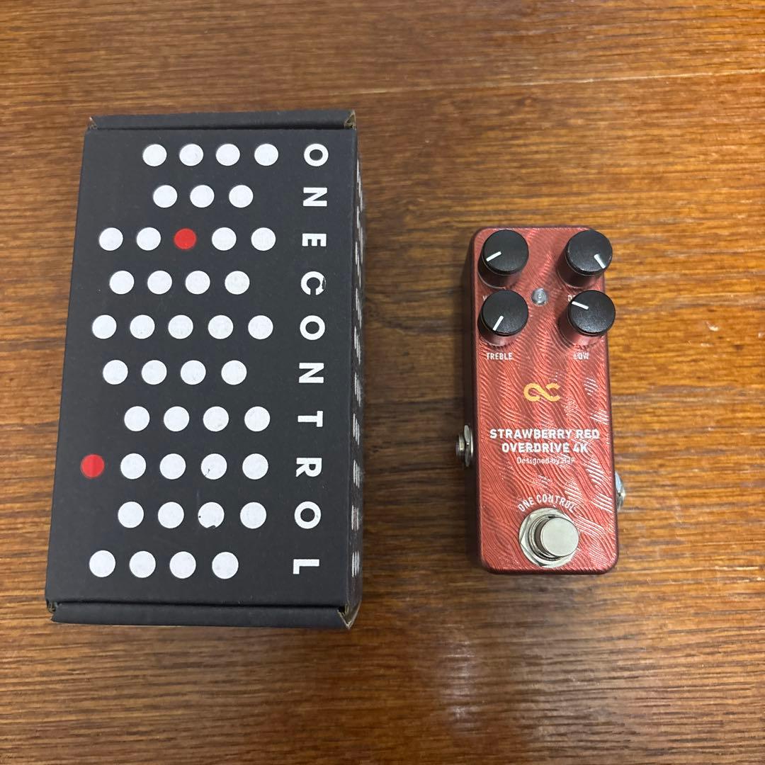 ギター ONE CONTROL STRAWBERRY RED OVERDRIVE